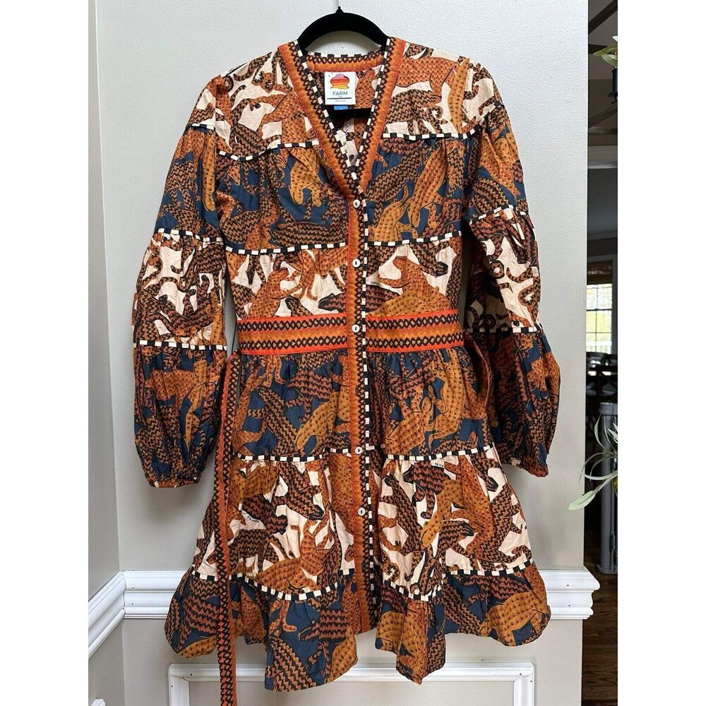 FARM Rio Multicolor Patterned Mini Dress - Picture 8 of 9